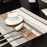 Set of 4 Striped Placemat