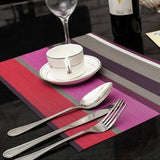 Set of 4 Striped Placemat