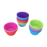 Round Shaped Silicone Cupcake Mold - 30 units