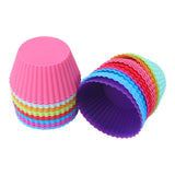 Round Shaped Silicone Cupcake Mold - 30 units
