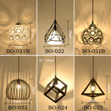 Diversity of modern minimalist pendant lights