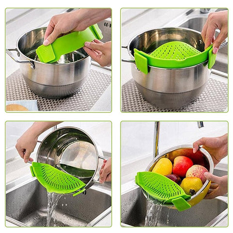 Funnel Strainer Pot Pan Bowl Baking Rice Colander
